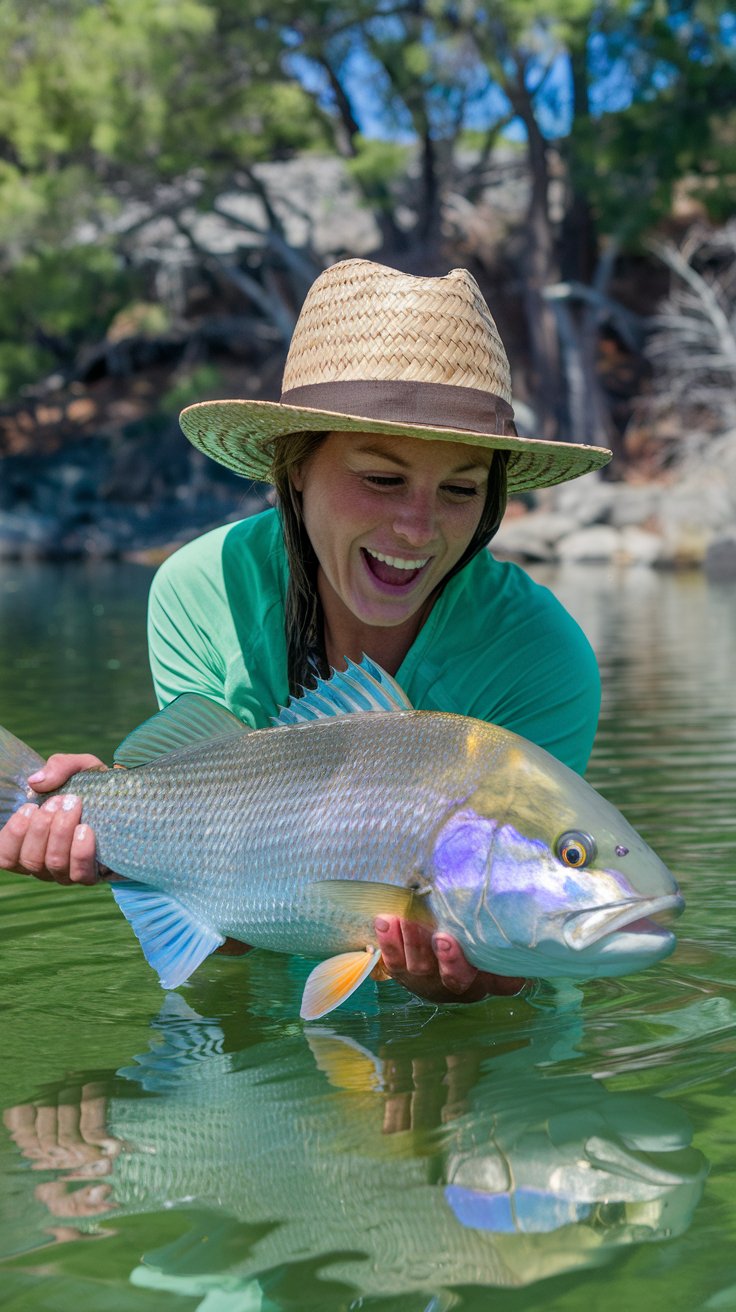 a-photo-of-a-woman-holding-a-large-color